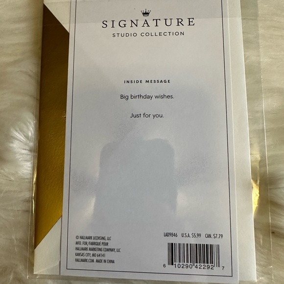 🧡10/$10 Elegant Multicolor Birthday Card - Picture 2 of 3